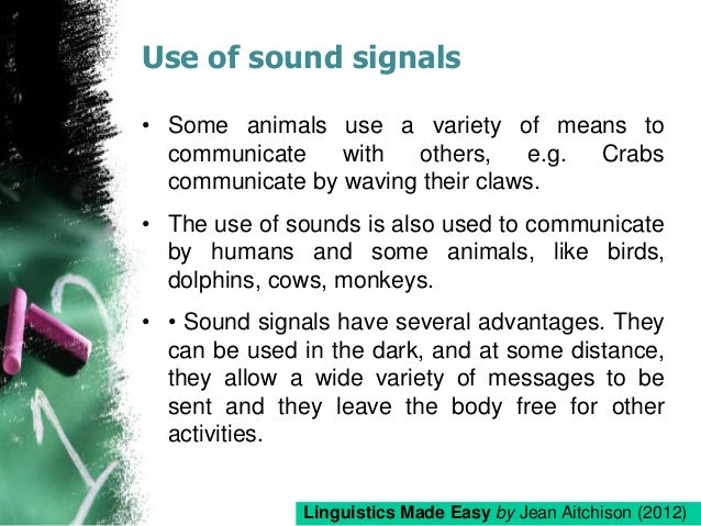 charles hockett hocketts design features animal communication